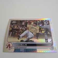2022 Topps Chrome Refractor #77 Drew Ellis Rookie Rc Arizona Diamondbacks