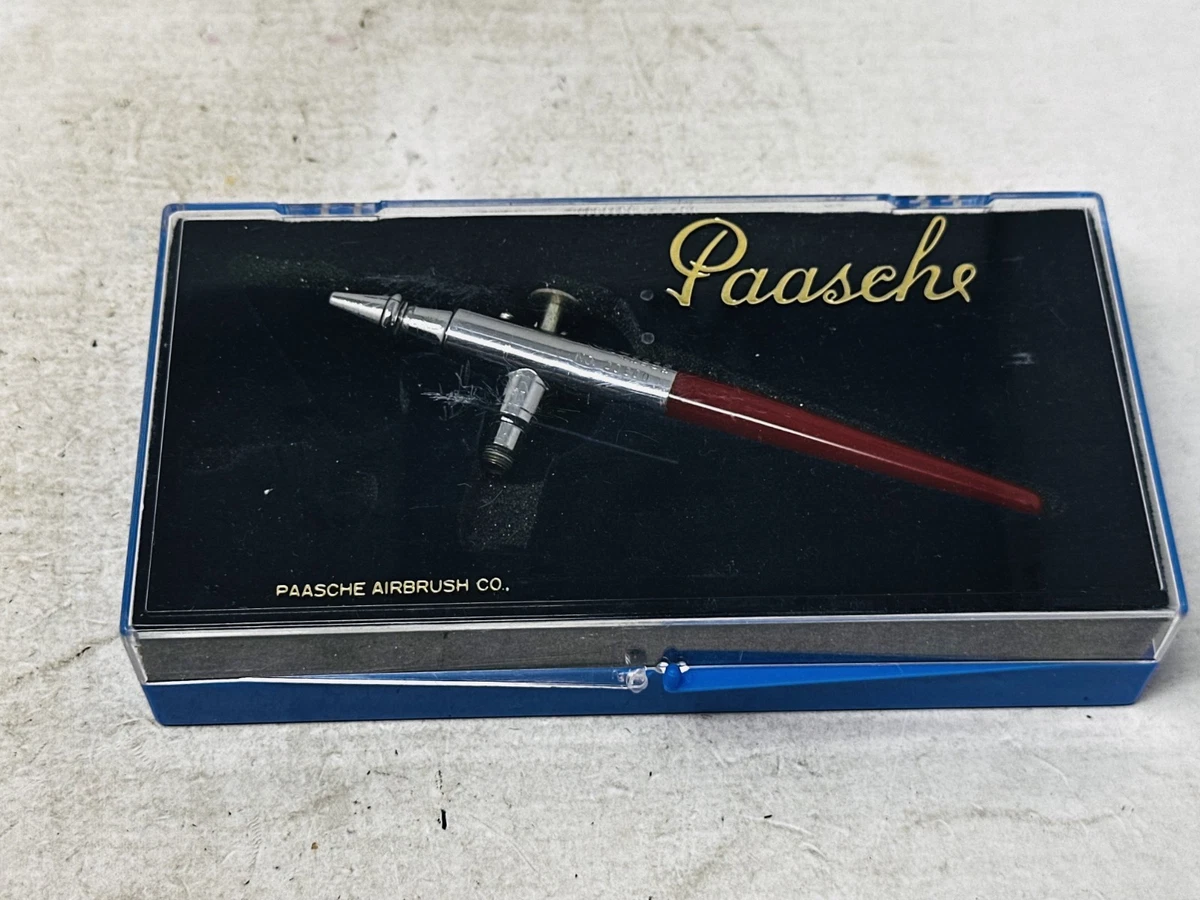 Aérographe Vintage Paasche Type V, Avec Boîte Plastique Et Couvercle, D'occasion