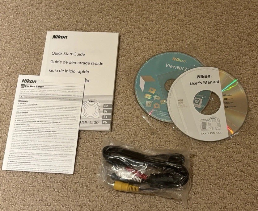 Brand New Nikon COOLPIX L120 14 MP 21X Digital Camera - Black