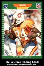 1989 Pro Set Lars Tate #418 Tampa Bay Buccaneers Rookie NFL Football