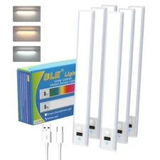 12inch Under Cabinet Lighting,54 Rechargeable Battery Operated Motion Light I...
