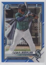 2021 Bowman Chrome Prospects Blue Refractor /150 Starlin Aguilar #BCP-249 11yf