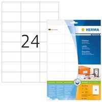 Herma 8644 Etiketten Premium A4 70X37Mm 240 StüCk Selbstklebend Papier Matt Weiß