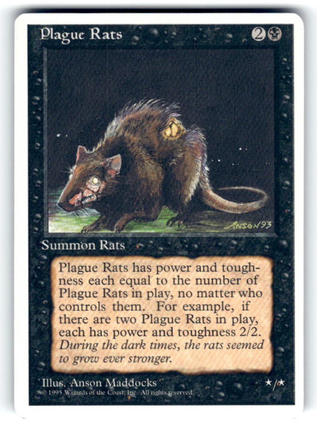 Fourth Edition Plague Rats