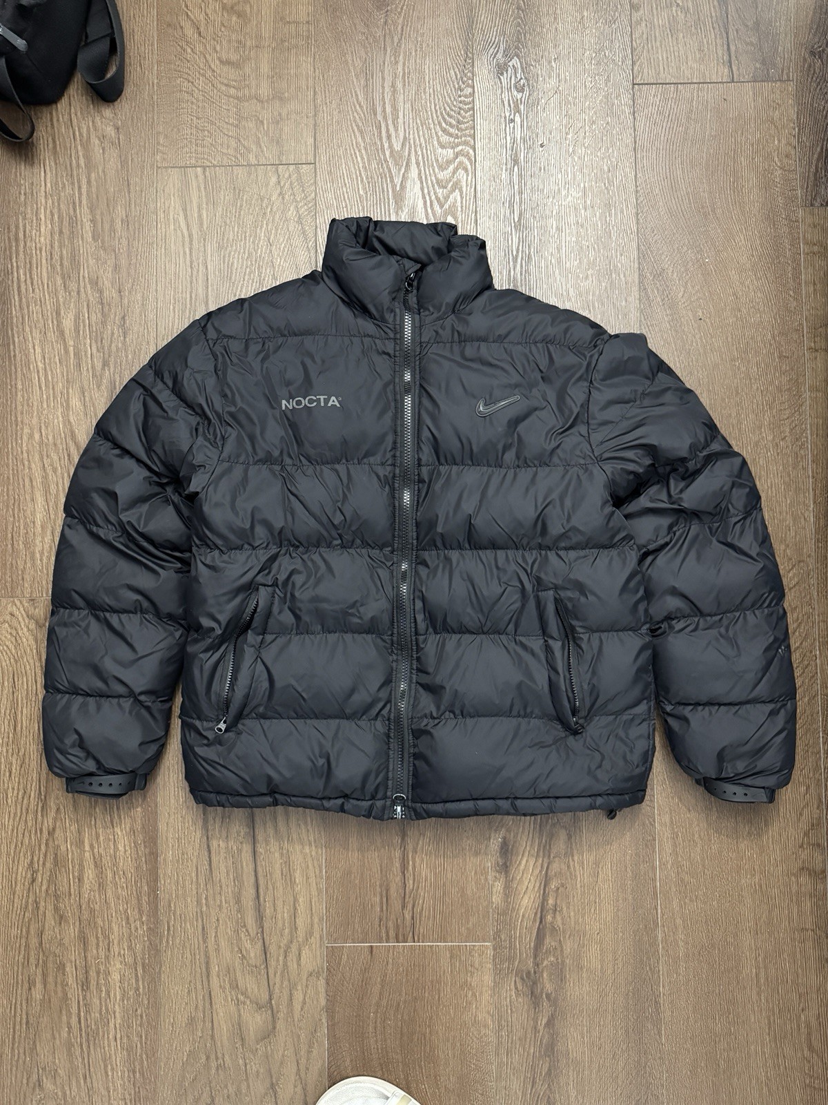 Nike x Drake NOCTA Men's Black Puffer Jacket Full Zip Size 2XL