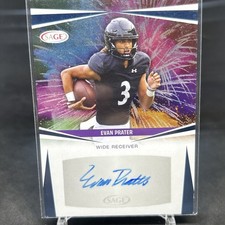 2025 Sage Low Series - Autographs Evan Prater #A-EP Blue (AU, RC)