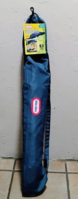 Little Tikes Navy Blue Market Umbrella with Carry Bag for Outdoor Picnic Table