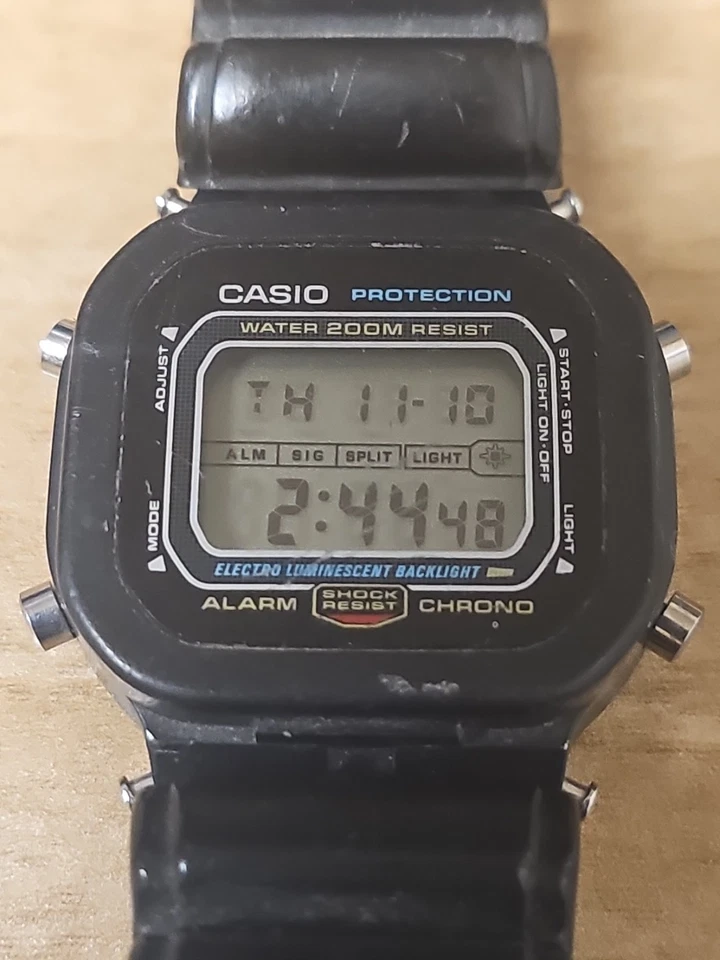 Casio DW-6800 módulo 1288 G-Shock 200m Reloj Digital Alarma Cronógrafo Hecho en Japón Foto 2 de 4