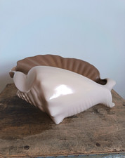 Vintage Poole Pottery Ceramic Conch Shell Vase Planter Large