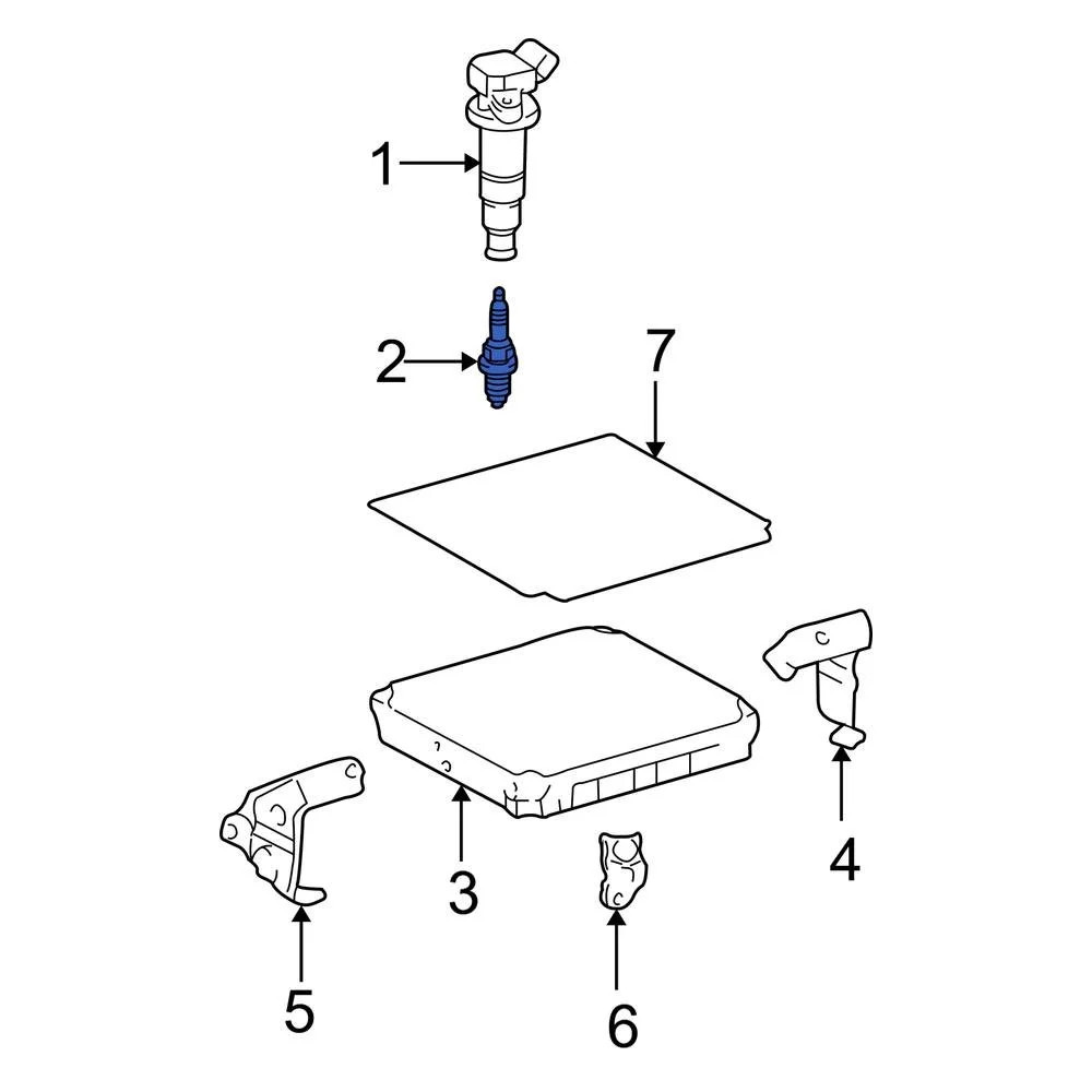 For Toyota Corolla 2000-2008 Toyota 9008091184 Spark Plug