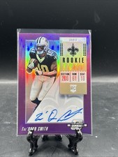2018 Contenders Optic Tre'Quan Smith Rookie On Card Auto Autograph Purple #65/99