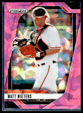 2025 Panini Prizm #241 Matt Wieters Pink Ice Prizms