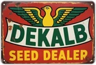 Seed Dealer Tin Metal Signs Home Décor Vintage Farmhouse Sign for Garden & Yard