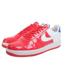 Nike By You Air Force 1 Low ID charol talla 15 rojo hoja Lil Yachty