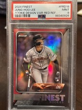 2024 Topps Finest Jung Hoo Lee Rookies Variation Red Refractor /5 PSA 9 MINT FRD