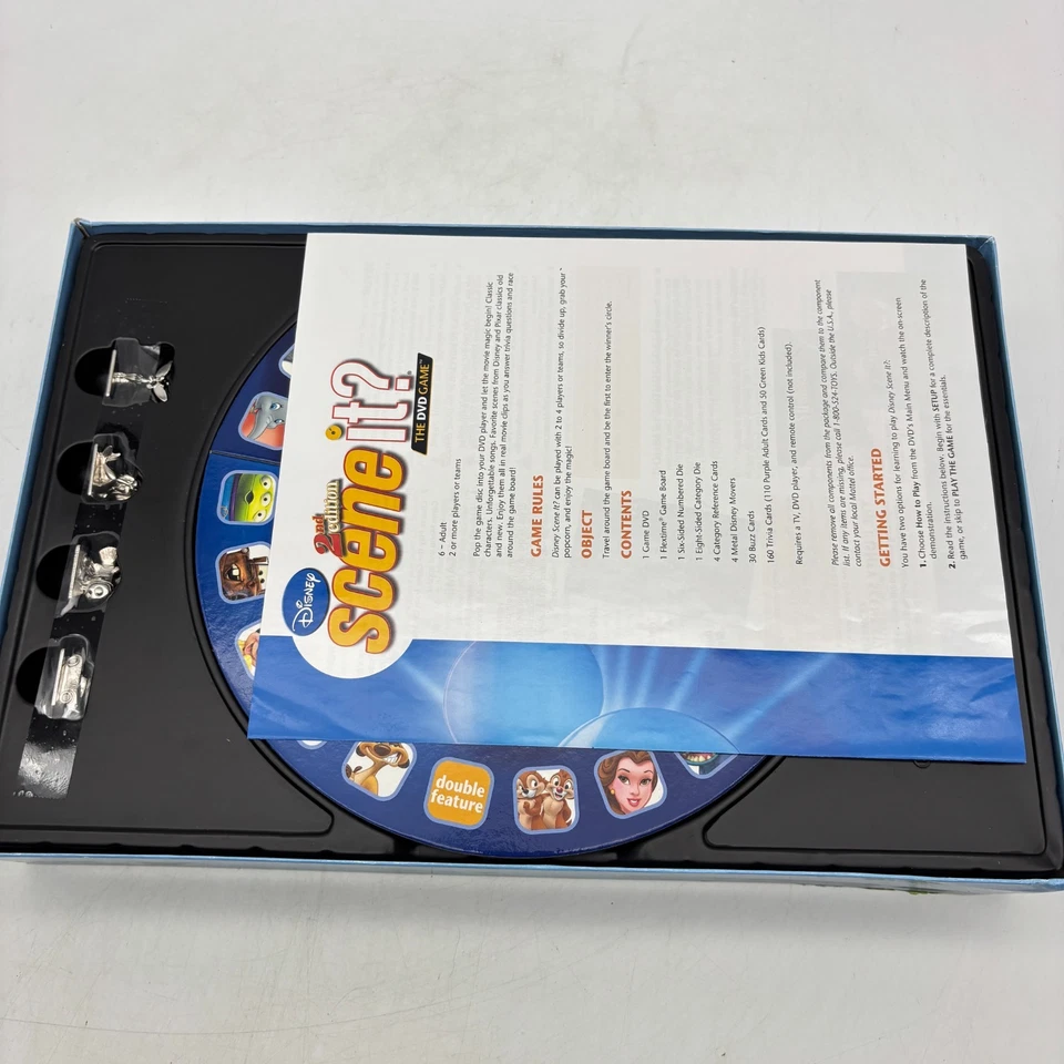 Disney Scene It DVD Game 2nd Edition COMPLETE ScreenLife 2007 Movies Trivia - Image 3 of 4