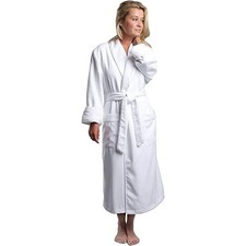 Plush Lined Microfiber Bath Robe for Women / Men Unisex Luxury Spa, Hotel Robe