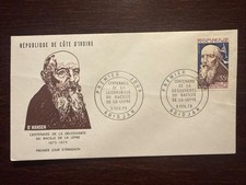IVORY COAST FDC COVER 1973 YEAR HANSEN LEPROSY LEPRA HEALTH MEDICINE STAMPS