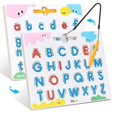 Magnetic Letter Tracing Board - Double-Sided ABC Writing Toy for Kids, Education