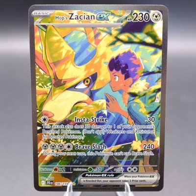 Hop's Zacian ex 186/159 SIR Journey Together Pokemon TCG NM | eBay