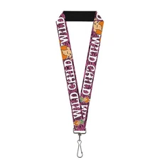 Buckle Down Unisex-Adult's Lanyard-The Flintstones Standard Multicolor
