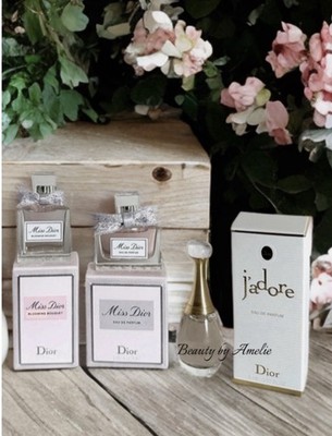 Miss Dior EDP 5 ml + Blooming Bouqet EDT 5ml + J Adore EDP 5 ml Mini Travel
