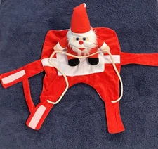 Santa Riding Dog Costume Christmas Holiday Size Medium