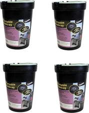 4 Pack Glow in the Dark Cup-style Self-extinguishing Cigarette Ashtray - Portabl