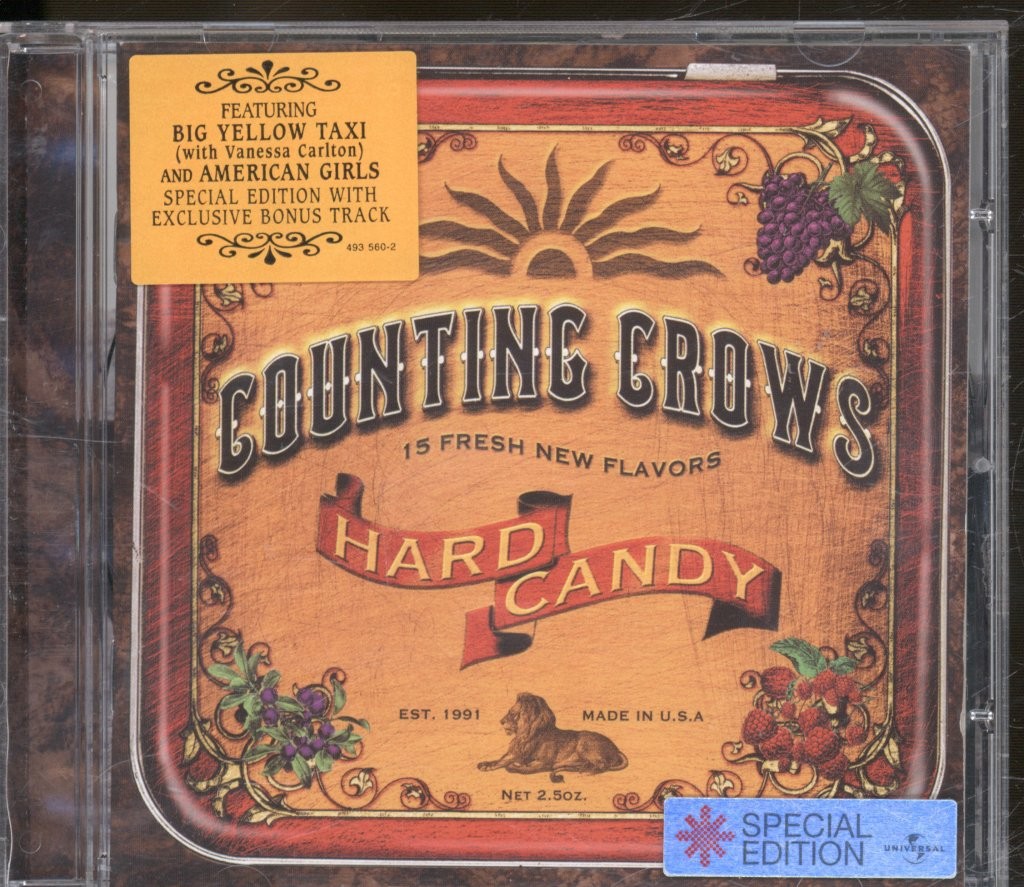 Counting Crows Hard Candy CD Europe Geffen 2003 Has info stickers on front