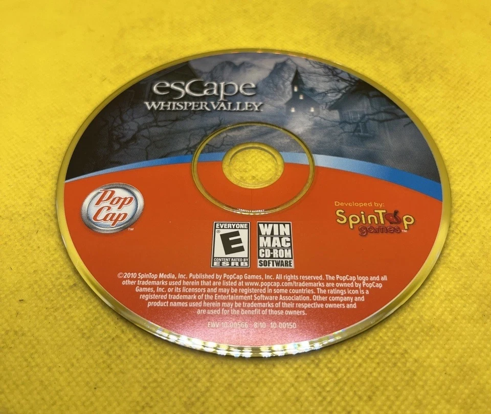 Escape Whisper Valley (Windows/ Mac PC CD-ROM, 2009, Pop Cap, Works Great) - Image 4 of 4