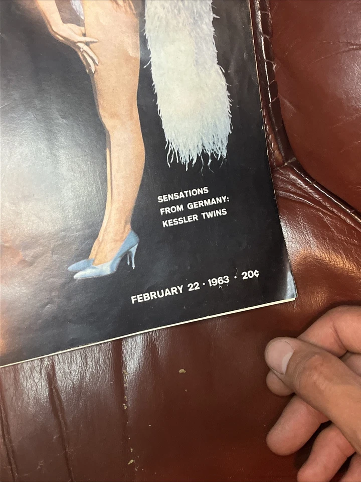 Life Magazine February 22, 1963 Kessler Twins Carol Burnett Khrushchev 60s Ads - Image 3 of 4