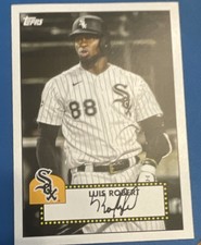 Topps 1952 Redux Luis Robert White Sox T52-19 Autographed Baseball Trading Card