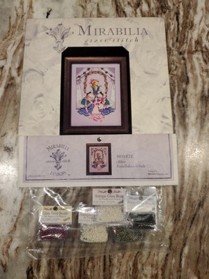 Mirabilia Cross Stitch Chart W Embellishment Pack - Alice