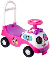 Minnie Mouse My First Activity Ride-on With Lights Sounds Steering Wheel T...
