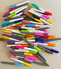 80 Permanent Markers, Mixed Colors, Medium Point