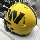 TERRY McLAURIN  Custom SIGNED WASHINGTON COMMANDERS RAVE SPEED MINI HELMET F1 — photo 5
