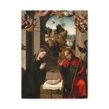 Correa de Vivar, Juan - The Nativity - Canvas Wall Art