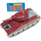 Vtg Transformers G1 WARPATH w cannon gun original red mini vehicle tank part