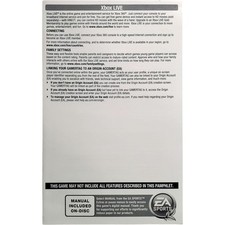  Manual Only Tiger Woods PGA Tour 13 - Microsoft Xbox 360 Pristine Authentic