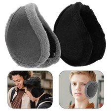 2 Pcs Fleece Ear Muffs Sleeves Man Boy Plush Earmuff Muff Covers for Sleeping