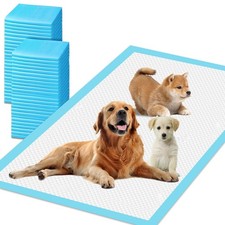 XXXXL Puppy Pee Pads for Dogs 31"x55" 40 Count, Extra Large Dog Pee Pads, Lea...