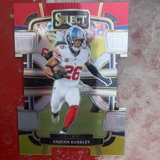 2023 Panini Select - Saquon Barkley #75 SSP Tie-Dye Prizm /25