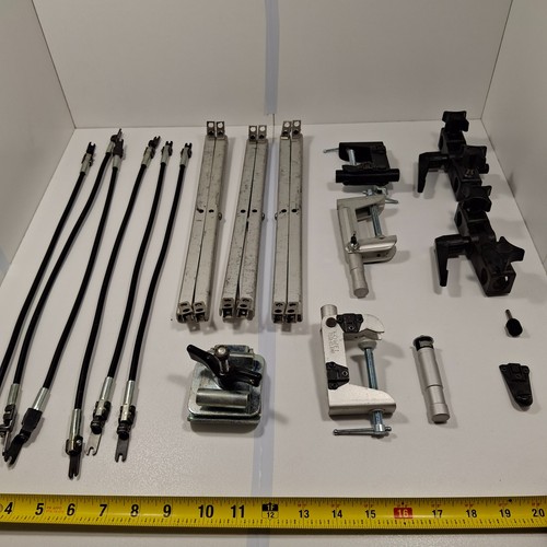 Lowel Gel Frame & Flexi‑shaft Accessory Lot – Flexi Rods + 12" Frames + Clamps