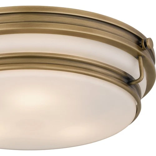 Quoizel QFL6776 Grafton 3 Light 16"W Flush Mount Ceiling Fixture - Nickel - Picture 6 of 12