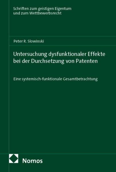 Untersuchung Dysfunktionaler Effekte Bei Der Durchsetzung Von Patenten Pete ...-image