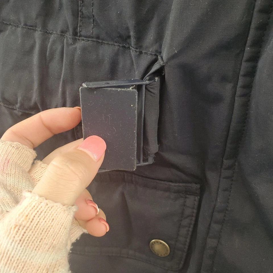 Barbour Parka Coat Womens 6 Waterproof Breathable FibreDown Belted Map Lining - Image 2 of 4
