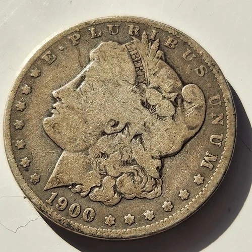 1900-0 United States Morgan Silver Dollar Grade Good 90% silver 10% Copper