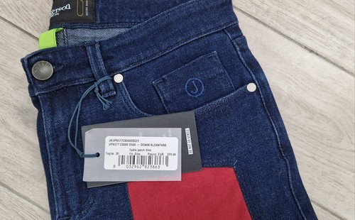 JEANS JECKERSON UOMO MAN toppe Alcantara ROSSO DENIM PA077 SH399 D601 229 € - Afbeelding 3 van 6