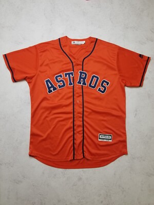 MAJESTIC MLB Men's XL Orange Houston Astros Borracho#178