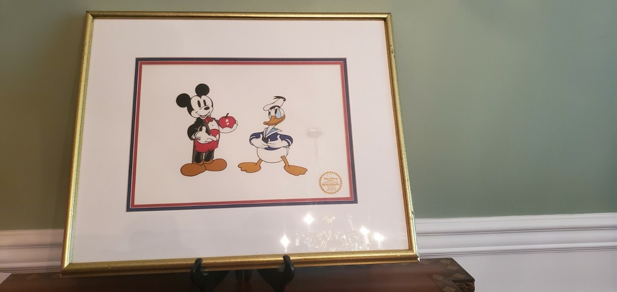 WALT DISNEY LIMITED EDITION SERIGRAPH CEL OF 1937 MICKEY MOUSE